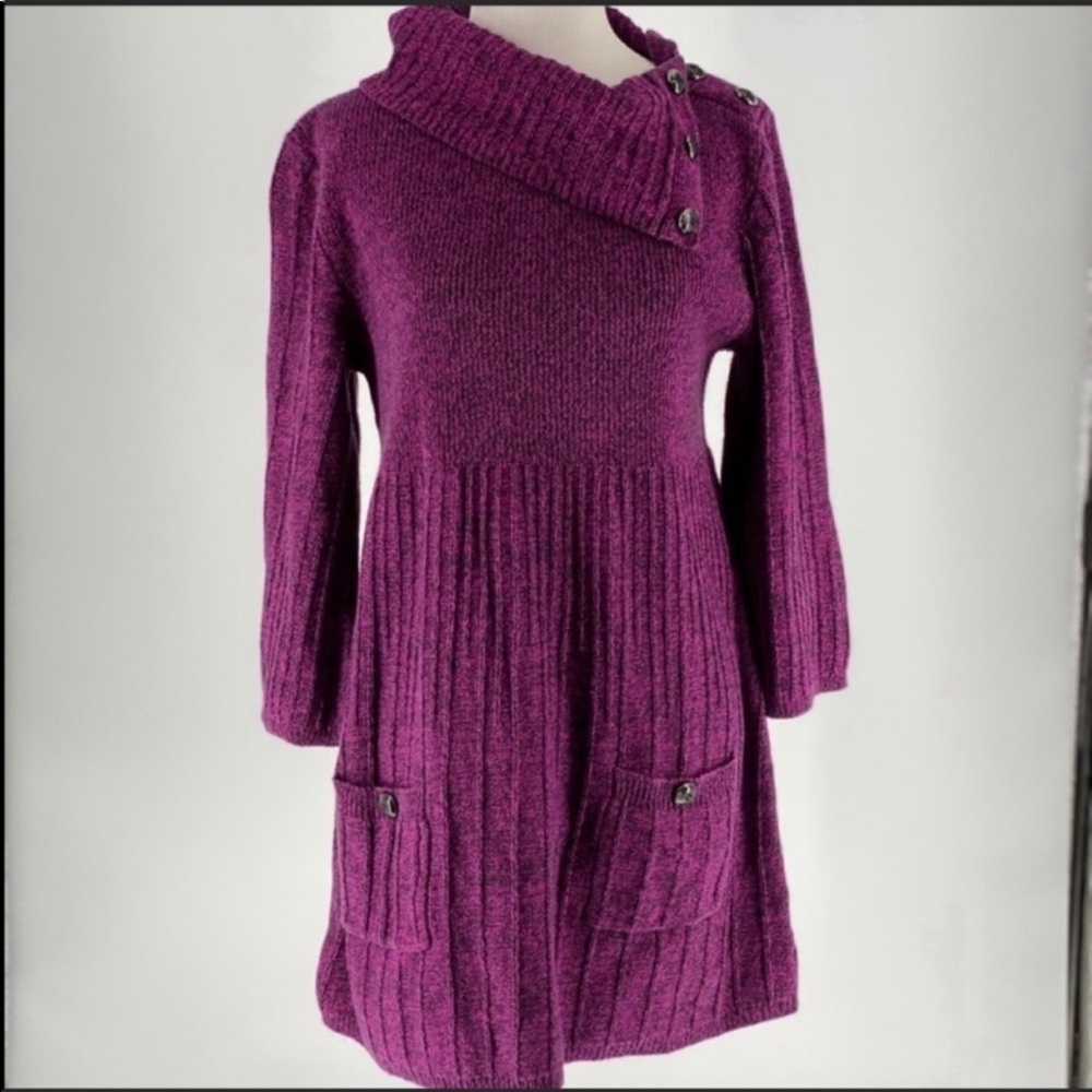 Style & Co Sweater Dress/Oversized Sweater Large
